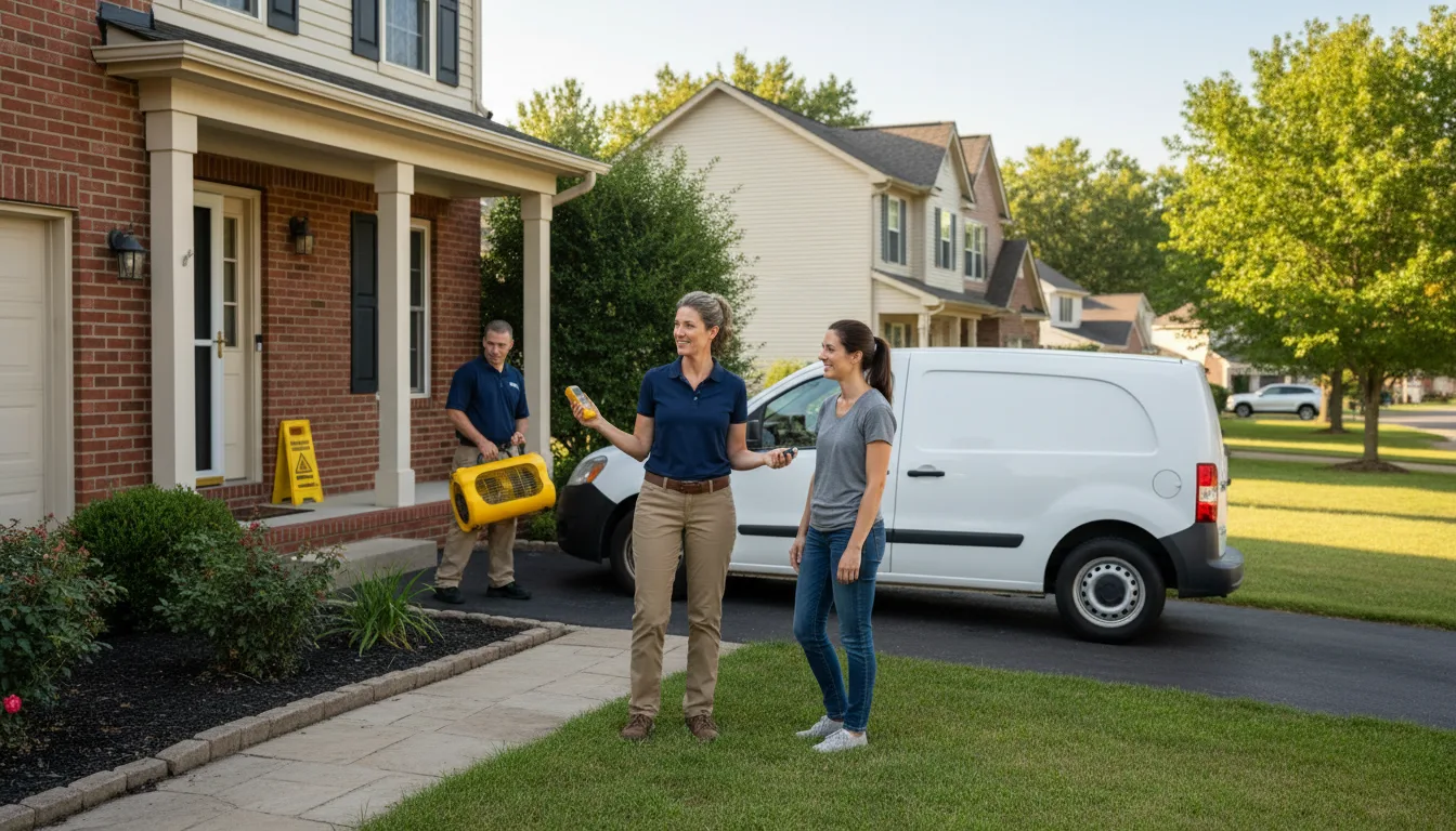 Residential water damage restoration in Silverton, ID